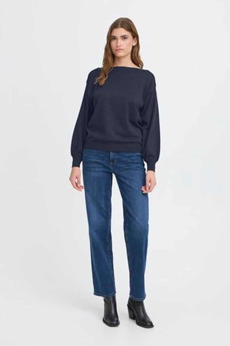 Ichi 20125811 IHLULS BOAT NECK LS