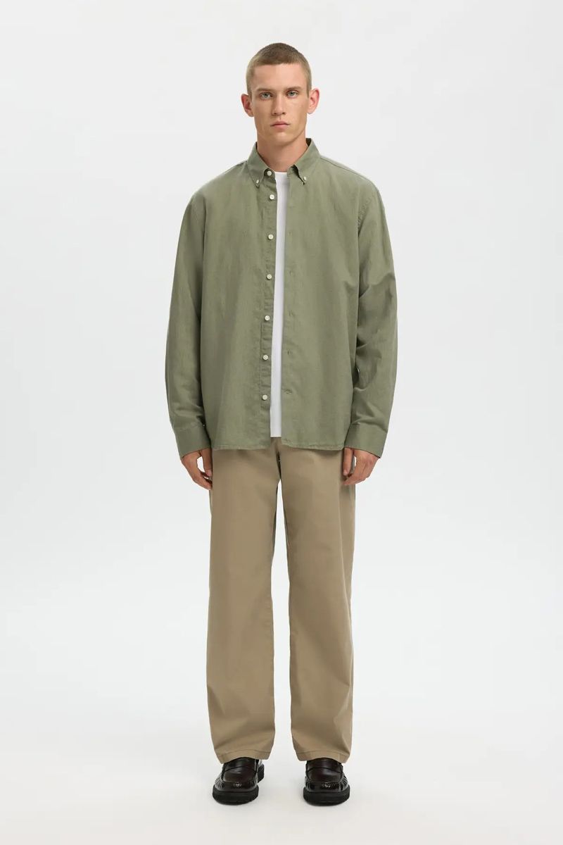 Selected homme 16100084 SLHREGCLAY SHIRT