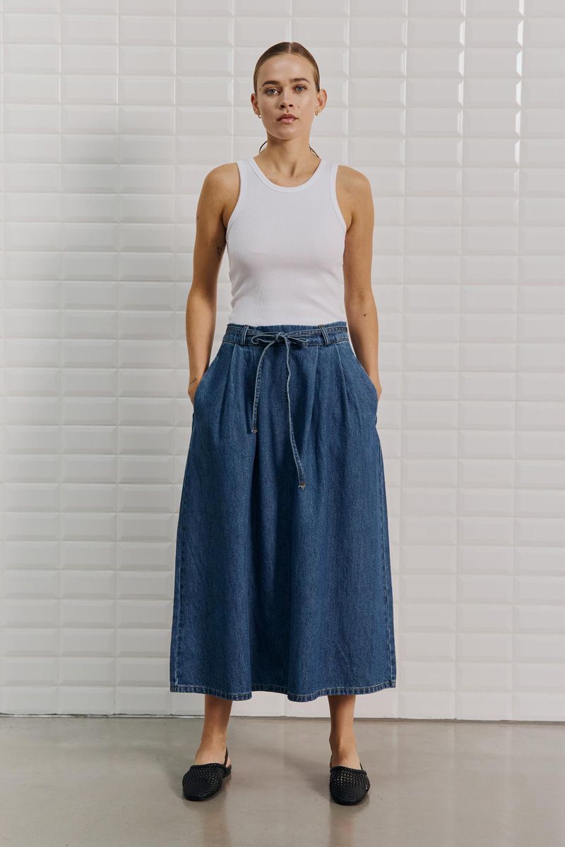 Withblack WBLPENELOPE DENIM MAX SKIRT