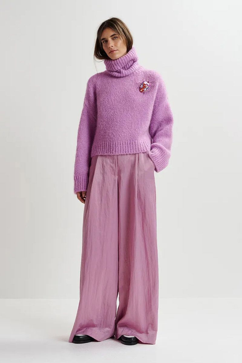 Lila pull dames outlet